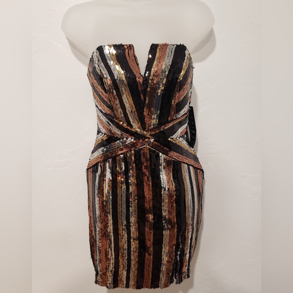Sequin mini dress